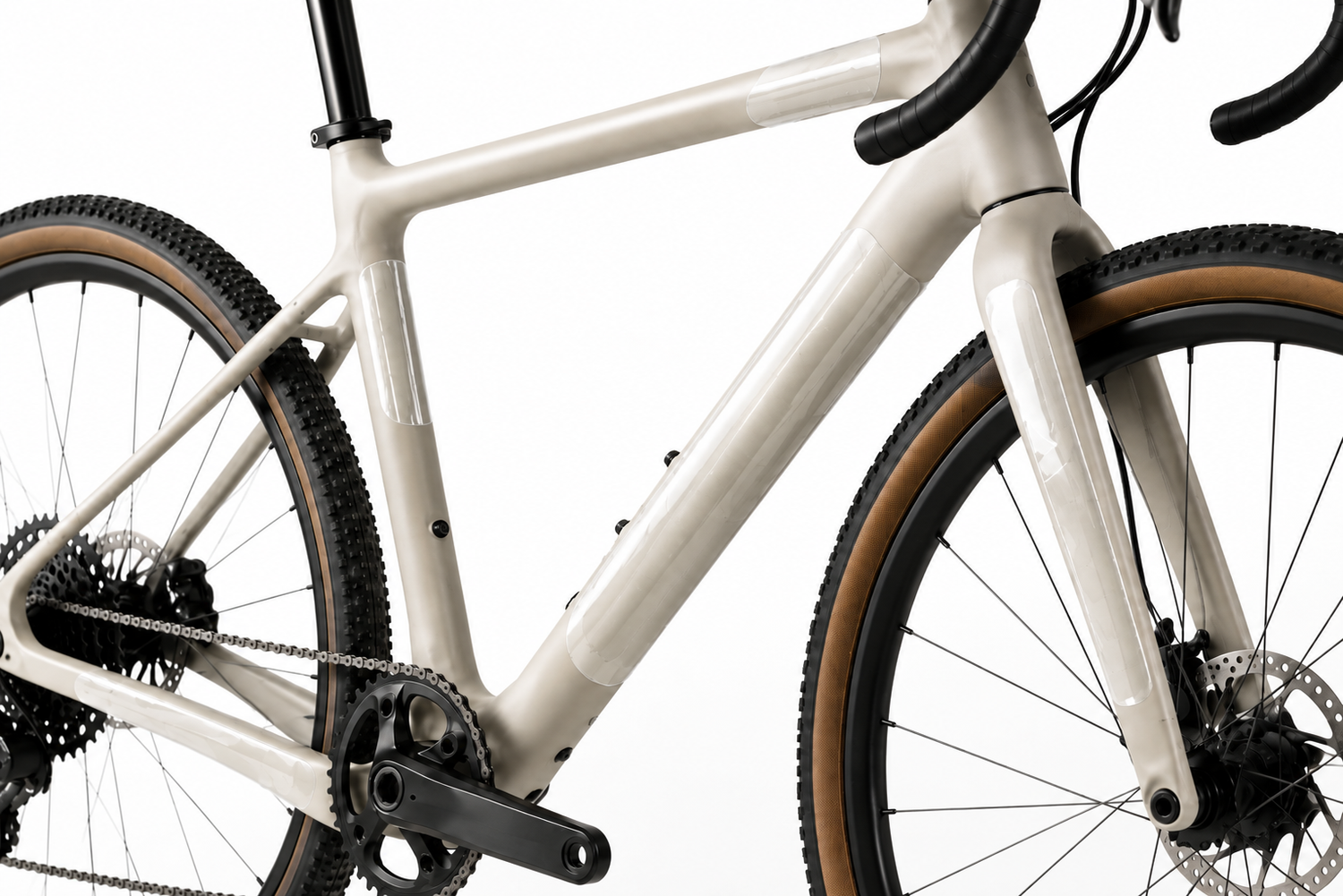 Rungon suojausteipit ja pyörän suojatuotteet gravel-, maantie- ja bikepacking-pyörien rungon suojaamiseen iskuilta, hankaukselta ja kulumiselta