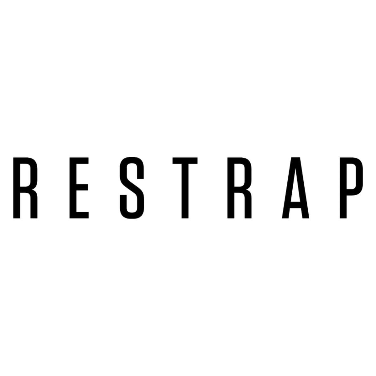 Gravel Supply -verkkokaupan Restrap-brändisivu, jossa esitellään Isossa-Britanniassa käsintehdyt vesitiiviit bikepacking-laukut elinikäisellä takuulla.