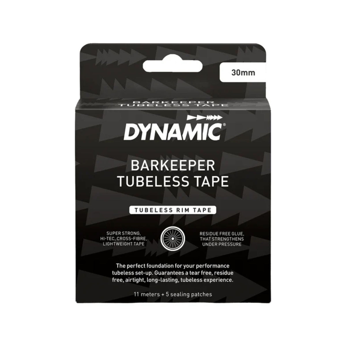 Dynamic Barkeeper Tubeless Rim Tape 30 mm tubeless-vanneteippi gravel-, maantie- ja maastopyörän tubeless-asennuksiin.