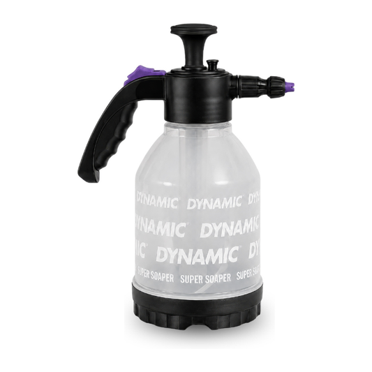 Dynamic Super Soaper Foam Sprayer on käsikäyttöinen vaahtoruisku pyöränpesuaineiden levittämiseen gravel-, maantie- ja maastopyörien puhdistuksessa.