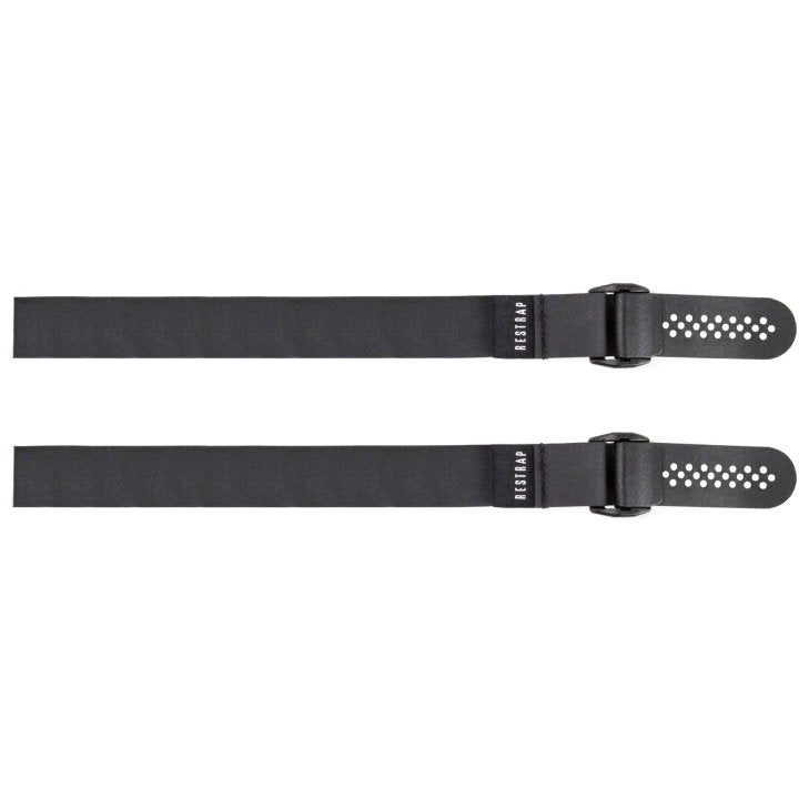 Restrap Fast Straps Black 45cm kiinnityshihnat pari varusteiden kiinnittämiseen gravel- ja bikepacking-pyöriin