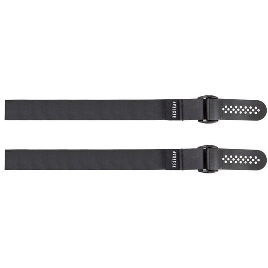 Restrap Fast Straps Black 45cm kiinnityshihnat pari varusteiden kiinnittämiseen gravel- ja bikepacking-pyöriin