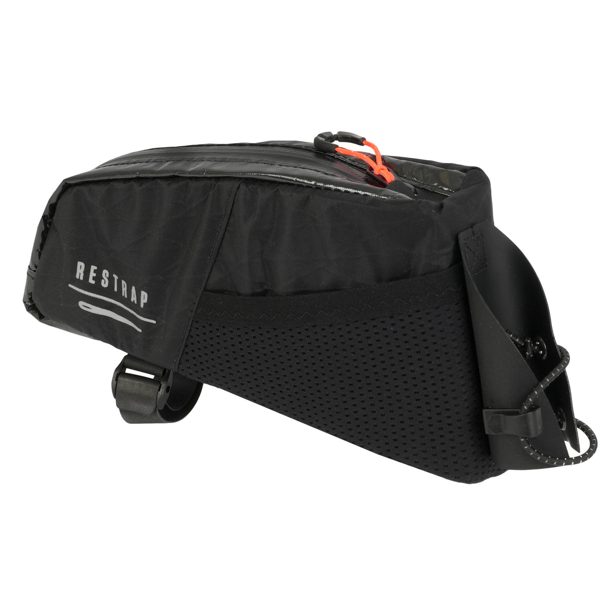 Restrap Adventure Race Top Tube Bag Short 1,2 l säänkestävä runkolaukku energiapatukoiden, työkalujen ja varusteiden kuljettamiseen