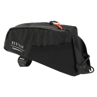 Restrap Adventure Race Top Tube Bag Short 1,2 l säänkestävä runkolaukku energiapatukoiden, työkalujen ja varusteiden kuljettamiseen